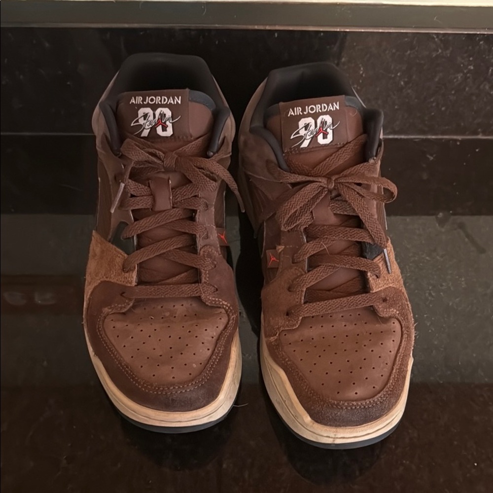 Air Jordan stadium 90 Brown Sneakers Suede Low-Top